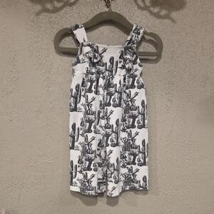 Kate Quinn Black and White Cactus Romper